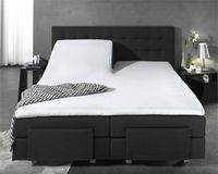 Homecare - Splittopper Molton Hoeslaken - Wit - 120/140 x 200/210/220