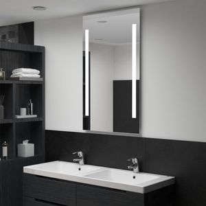 VidaXL Badkamerspiegel led 60x100 cm