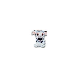 Dalmatier puppy beeldje zittend 13 cm   -