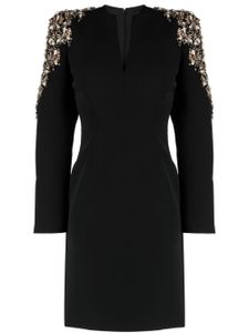 Jenny Packham robe courte Kay à ornements - Noir