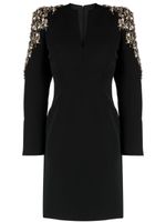 Jenny Packham robe courte Kay à ornements - Noir