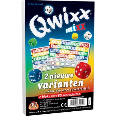 White Goblin Games Qwixx Mixx Dobbelspel