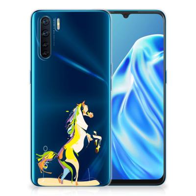 OPPO A91 Telefoonhoesje met Naam Horse Color OPPO A91 Telefoonhoesje met Naam Horse Color