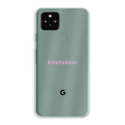 kwetsbaar: Google Pixel 5a 5G Transparant Hoesje