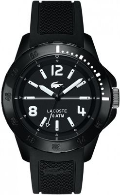 Lacoste horlogeband 2010717 / LC-75-1-29-2467 Rubber Zwart 22mm