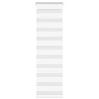 VidaXL Zebra rolgordijn 45x100 cm stofbreedte 40,9 cm polyester wit