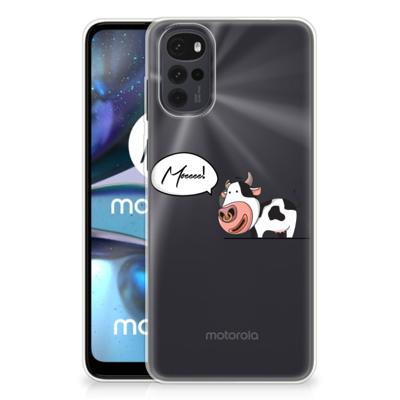 Motorola Moto G22 Telefoonhoesje met Naam Cow Motorola Moto G22 Telefoonhoesje met Naam Cow