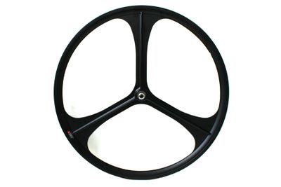 Teny Rim Tri Spoke Fixed Gear Voorwiel - Zwart Teny Rim Tri Spoke Fixed Gear Voorwiel - Zwart