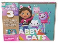 Spinmaster 3-in-1 houten puzzel voor kinderen (Gabby&apos;s Dollhouse)