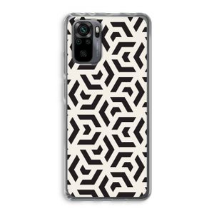 Crazy pattern: Xiaomi Redmi Note 10 Pro Transparant Hoesje