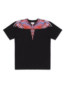 Marcelo Burlon County Of Milan Kids t-shirt Lunar Wings en coton - Noir