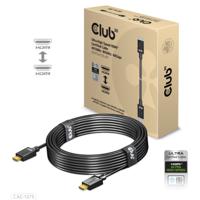 CLUB3D Ultra High Speed HDMI™2.1 gecertificeerde kabel 4K120Hz, 144Hz 48Gbps M/V 5 Meter