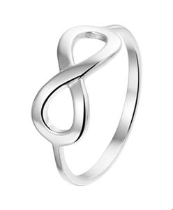 TFT Ring Infinity Zilver Gerhodineerd