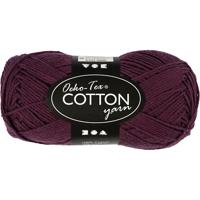 Creativ Company Katoengaren, plum, 50gr, 170m