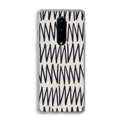 Marrakech Zigzag: OnePlus 8 Transparant Hoesje