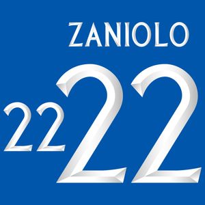Zaniolo 22 (Officiële Italië Bedrukking 2023-2024)