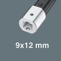 Wera Click-Torque X 3 draaimomentsleutel voor insteekgereedschappen, 9 x 12 mm, 20 - 100 Nm - 1 stuk(s) - 05075653001 - thumbnail