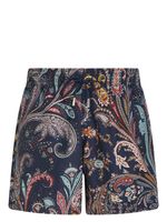 ETRO short de bain à imprimé cachemire - Bleu - thumbnail