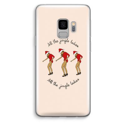 Jingle Ladies: Samsung Galaxy S9 Transparant Hoesje