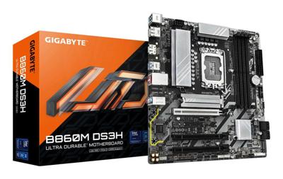 GIGABYTE B860M DS3H moederbord Intel B860 LGA 1851 (Socket V1) micro ATX