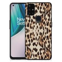 OnePlus Nord N10 5G Dierenprint Telefoonhoesje Leopard OnePlus Nord N10 5G Dierenprint Telefoonhoesje Leopard
