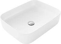 Primabad Opbouwkom Keramiek 50x39x14 cm Wit