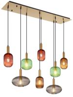 Globo Hanglamp Normy 8-lichts multicolor 15469-8H