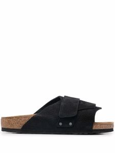 Birkenstock sandales Kyoto en cuir - Noir