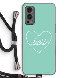 Best heart pastel: OnePlus Nord 2 5G Transparant Hoesje met koord