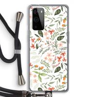Sweet little flowers: OnePlus 9 Pro Transparant Hoesje met koord