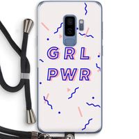 GRL PWR: Samsung Galaxy S9 Plus Transparant Hoesje met koord