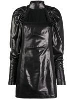 ROTATE BIRGER CHRISTENSEN robe courte à fronces - Noir