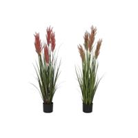 Decoratieve plant Home ESPRIT PVC Polyethyleen 35 x 35 x 120 cm (2 Stuks)