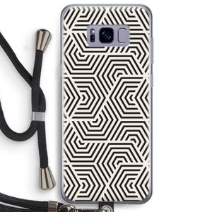 Magic pattern: Samsung Galaxy S8 Plus Transparant Hoesje met koord