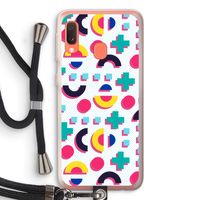 8-bit N°2: Samsung Galaxy A20e Transparant Hoesje met koord