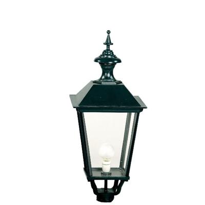 KS Verlichting Vierkante lantaarn lampBergeijk K6C nostalgie - zwart - 1420