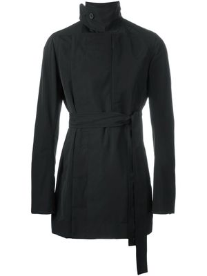 Rick Owens manteau à col montant - Noir