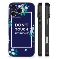 iPhone 16 Pro | Telefoon Hoesje | Flowers Blue DTMP