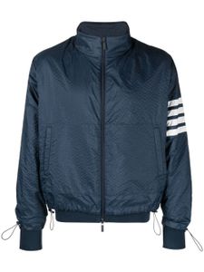 Thom Browne 4-Bar stripe ripstop jacket - Bleu