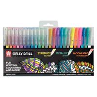 Gelschrijver Sakura Gelly Roll mix set à 24 kleuren | 4 stuks