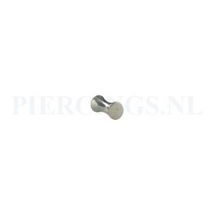 Plug double flared 3 mm 3 mm