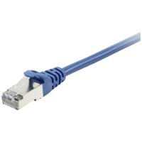 Equip 605533 RJ45 Netwerkkabel, patchkabel CAT 6 S/FTP 0.25 m Blauw Vergulde steekcontacten 1 stuk(s) - thumbnail