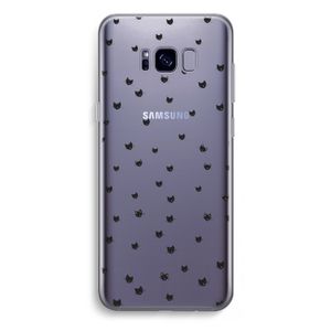 Kleine kattenkopjes: Samsung Galaxy S8 Plus Transparant Hoesje