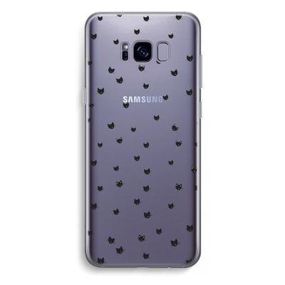 Kleine kattenkopjes: Samsung Galaxy S8 Plus Transparant Hoesje