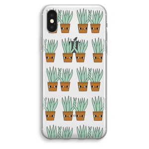 Sansevieria: iPhone XS Max Transparant Hoesje