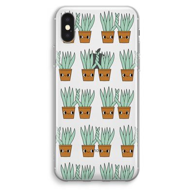 Sansevieria: iPhone XS Max Transparant Hoesje