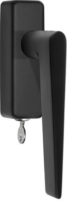 Formani Basics LB21H-DKLOCK-O draaikiepgarnituur afsluitbaar - mat zwart