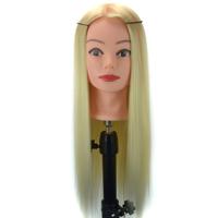 Praktijk disc haar gevlochten mannequin hoofd pruik styling trimmen hoofd model (beige)