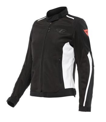 DAINESE Hydraflux 2 Air Lady D-Dry Jacket, Doorwaai motorjas dames, Zwart-Wit