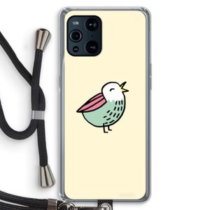 Birdy: Oppo Find X3 Transparant Hoesje met koord